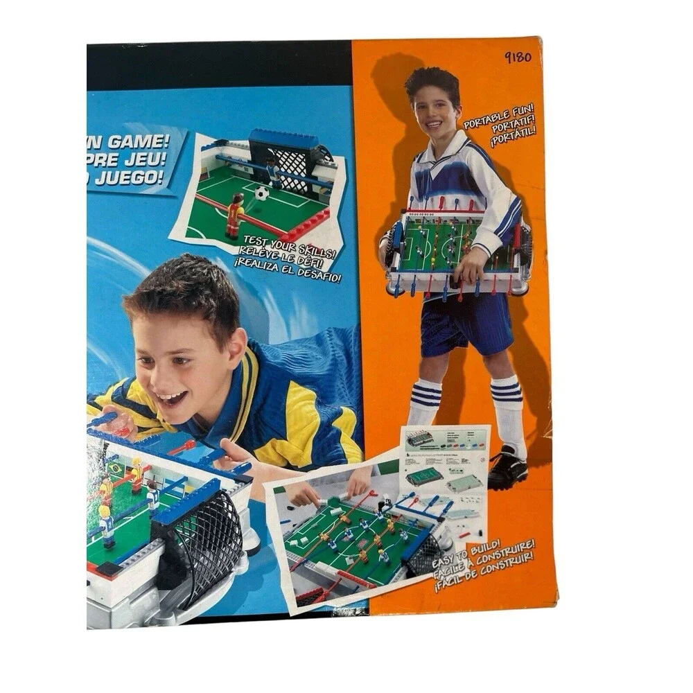2001 MEGA BLOKS 335 PC SHOOTOUT SOCCER 9180 SET NEW IN BOX- VINTAGE- PLEASE READ